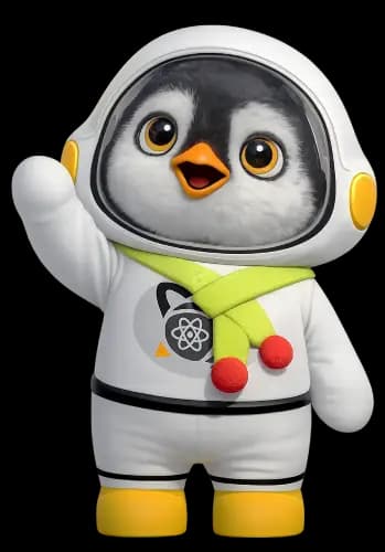 Pimon - maskot BisaReact